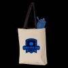 11L Canvas Tote with Contrast-Color Handles Thumbnail