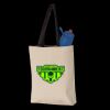 11L Canvas Tote with Contrast-Color Handles Thumbnail