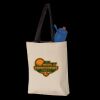 11L Canvas Tote with Contrast-Color Handles Thumbnail