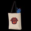 11L Canvas Tote with Contrast-Color Handles Thumbnail