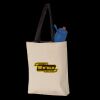 11L Canvas Tote with Contrast-Color Handles Thumbnail