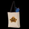 11L Canvas Tote with Contrast-Color Handles Thumbnail