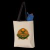 11L Canvas Tote with Contrast-Color Handles Thumbnail