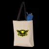 11L Canvas Tote with Contrast-Color Handles Thumbnail
