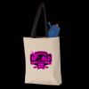11L Canvas Tote with Contrast-Color Handles Thumbnail