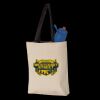11L Canvas Tote with Contrast-Color Handles Thumbnail