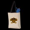 11L Canvas Tote with Contrast-Color Handles Thumbnail