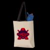 11L Canvas Tote with Contrast-Color Handles Thumbnail