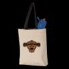 11L Canvas Tote with Contrast-Color Handles Thumbnail