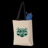 11L Canvas Tote with Contrast-Color Handles Thumbnail