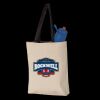 11L Canvas Tote with Contrast-Color Handles Thumbnail