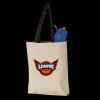 11L Canvas Tote with Contrast-Color Handles Thumbnail