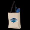 11L Canvas Tote with Contrast-Color Handles Thumbnail