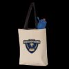 11L Canvas Tote with Contrast-Color Handles Thumbnail