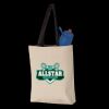 11L Canvas Tote with Contrast-Color Handles Thumbnail