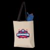 11L Canvas Tote with Contrast-Color Handles Thumbnail