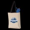 11L Canvas Tote with Contrast-Color Handles Thumbnail