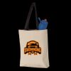 11L Canvas Tote with Contrast-Color Handles Thumbnail