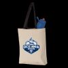 11L Canvas Tote with Contrast-Color Handles Thumbnail
