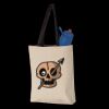 11L Canvas Tote with Contrast-Color Handles Thumbnail