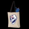 11L Canvas Tote with Contrast-Color Handles Thumbnail
