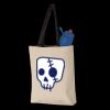 11L Canvas Tote with Contrast-Color Handles Thumbnail