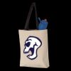 11L Canvas Tote with Contrast-Color Handles Thumbnail