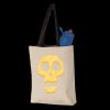 11L Canvas Tote with Contrast-Color Handles Thumbnail