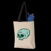 11L Canvas Tote with Contrast-Color Handles Thumbnail