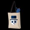 11L Canvas Tote with Contrast-Color Handles Thumbnail