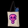 11L Canvas Tote with Contrast-Color Handles Thumbnail
