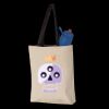 11L Canvas Tote with Contrast-Color Handles Thumbnail