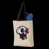 11L Canvas Tote with Contrast-Color Handles Thumbnail