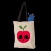 11L Canvas Tote with Contrast-Color Handles Thumbnail