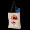 11L Canvas Tote with Contrast-Color Handles Thumbnail