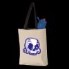 11L Canvas Tote with Contrast-Color Handles Thumbnail