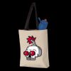 11L Canvas Tote with Contrast-Color Handles Thumbnail