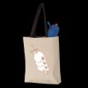 11L Canvas Tote with Contrast-Color Handles Thumbnail