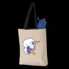 11L Canvas Tote with Contrast-Color Handles Thumbnail