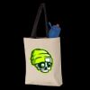 11L Canvas Tote with Contrast-Color Handles Thumbnail