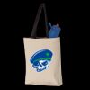 11L Canvas Tote with Contrast-Color Handles Thumbnail