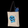 11L Canvas Tote with Contrast-Color Handles Thumbnail