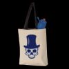 11L Canvas Tote with Contrast-Color Handles Thumbnail