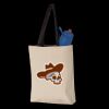 11L Canvas Tote with Contrast-Color Handles Thumbnail