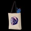 11L Canvas Tote with Contrast-Color Handles Thumbnail