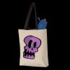 11L Canvas Tote with Contrast-Color Handles Thumbnail