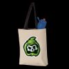 11L Canvas Tote with Contrast-Color Handles Thumbnail