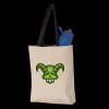 11L Canvas Tote with Contrast-Color Handles Thumbnail