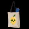 11L Canvas Tote with Contrast-Color Handles Thumbnail