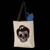 11L Canvas Tote with Contrast-Color Handles Thumbnail